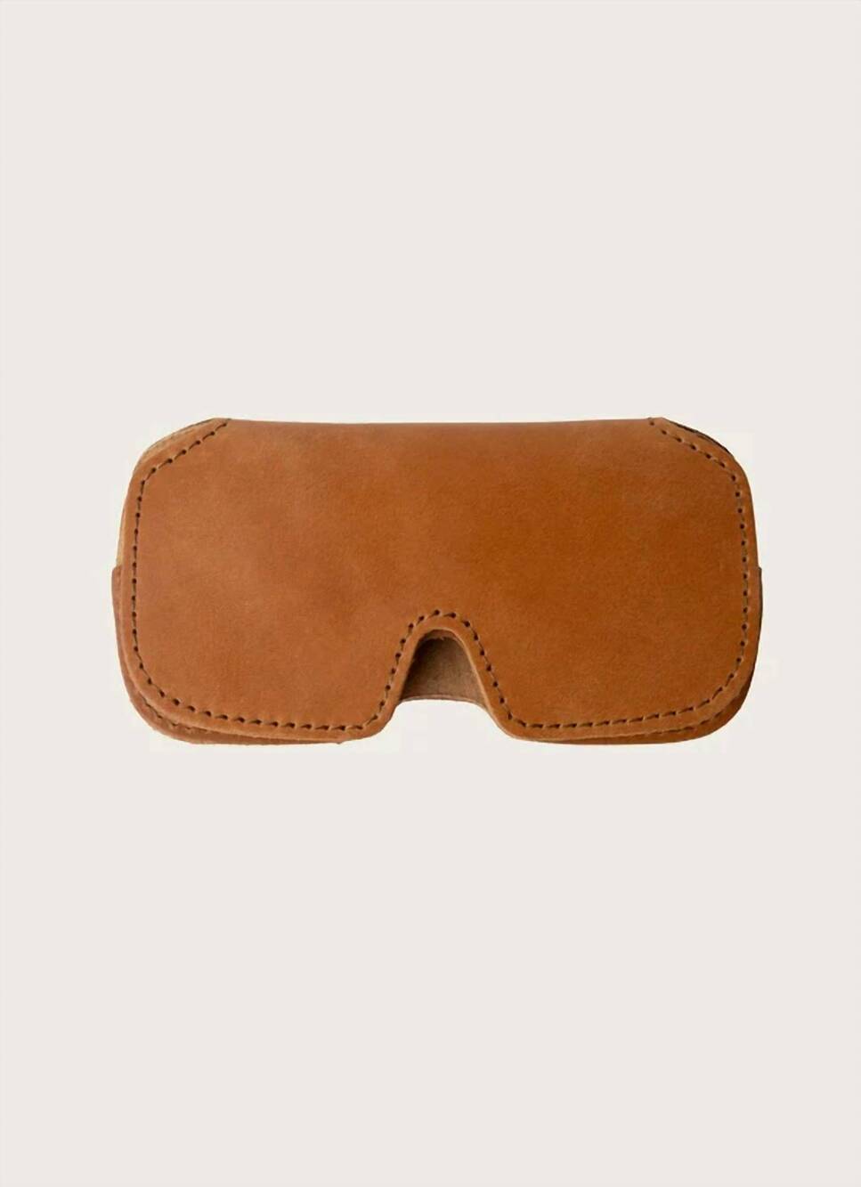 NEW WP STANDARD unisex leather sunglasses case in tan